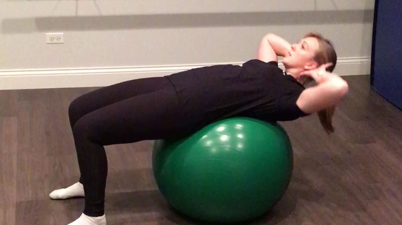 Ball Crunch- Rotation